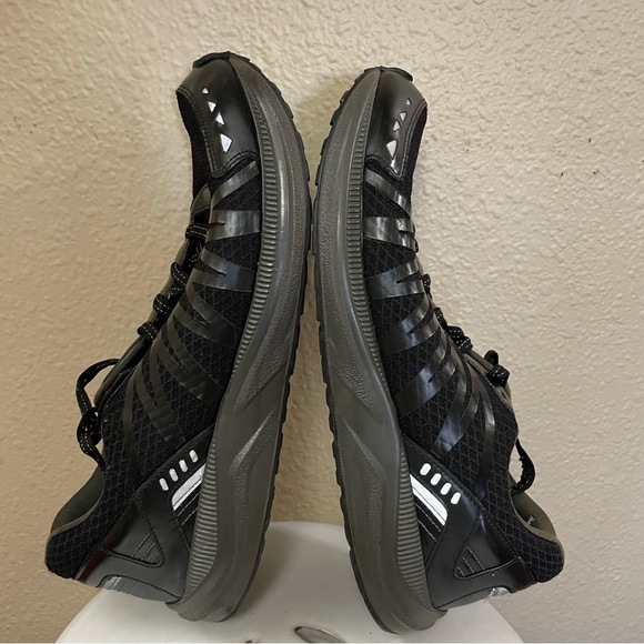 SAS Mission One Mens 10.5D Sneaker Black Lace Up Athletic Shoes Vibram Sole B7 - Picture 6 of 8